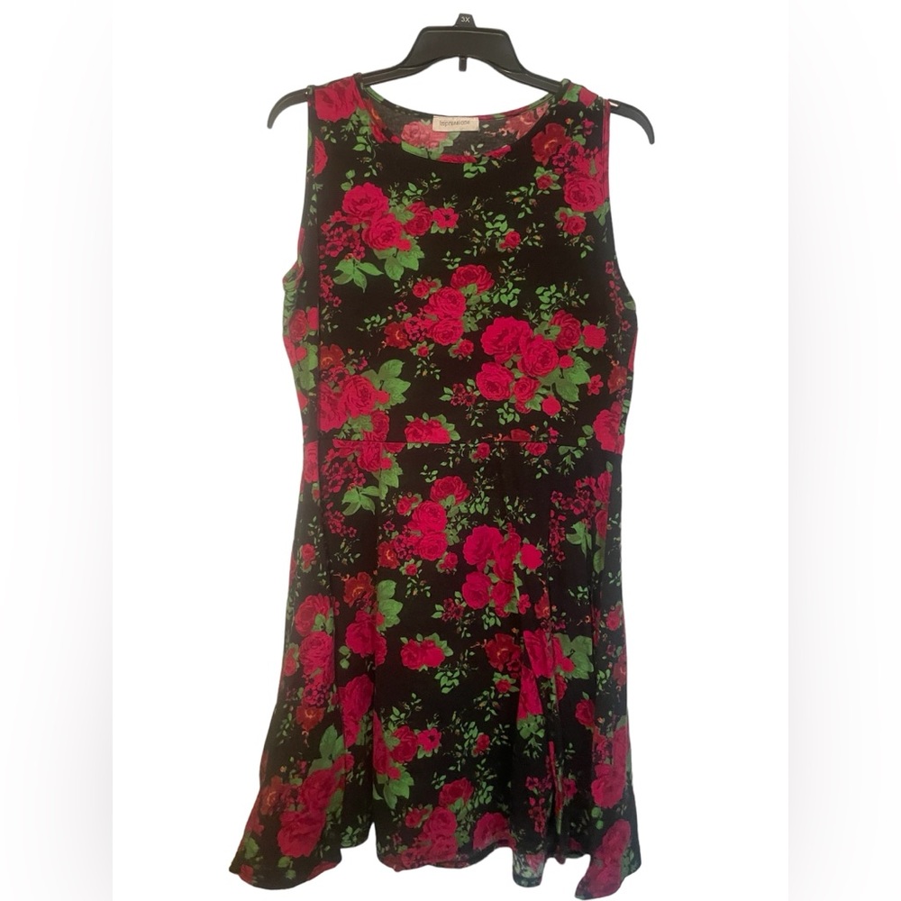 Women’s Plus Summer Goth cotton sleeveless dress!